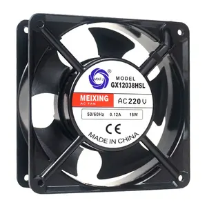 Gx12038hsl 120x120x38mm 220ac 2650rpm High Speed 4 Inch Axial Fan Cooling Cooler 100% Pure Copper Motor Cooling Fan