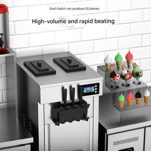 Nueva Máquina Comercial Automática de <span class=keywords><strong>Helado</strong></span> Suave - Máquina de Gelato de Frutas y Leche de Acero Inoxidable con Soporte de Suelo y 1 Año de Garantía - Product Image 2