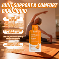 Boisson liquide OKTW pour le soutien des articulations, glucosamine, chondroïtine, vitamine C, saveur orange, favorise le confort des articulations, complément alimentaire liquide