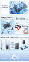 Q9 4g carte Sim Gps ordinateur vélo Gsm /Gps dispositif de suivi localisateur de voiture fort magnétique Gps grande capacité batterie