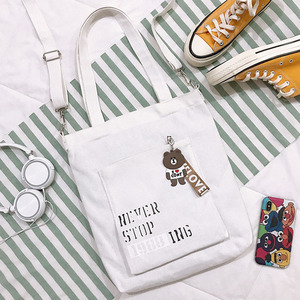 Wholesale Custom Print Logo <b>Cheap</b> Reusable Shopping <b>Bags</b> Plain White Blank Cotton Canvas <b>Tote</b> <b>Bag</b> Large Amount of Stock - Product Image 6