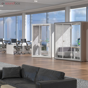 Cabina de oficina acústica de conversaciones privadas Cápsula de reunión silenciosa con cancelación de ruido para entornos de trabajo ruidosos - Product Image 1