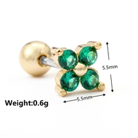 ZUOLA G23 Bijoux de piercing en titane, vente en gros, titane de qualité implant ASTM F136, labret, anneau de lèvre, clou de nez, boucle d'oreille à dos plat