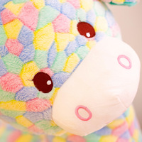 Peluche girafe, poupée cerf arc-en-ciel, Noël, fait main, tendance