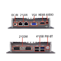 Mini PC Industrial, Mini PC Empresarial, Sistema Barebone, Procesador Intel Celeron, Computadora con Windows o Linux