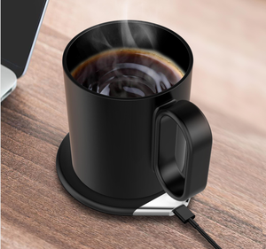 Taza de Cerámica con Control de Temperatura y Autocalentamiento, Termostato de 55 Grados, <span class=keywords><strong>Calentador</strong></span> Eléctrico <span class=keywords><strong>para</strong></span> Café - Product Image 1