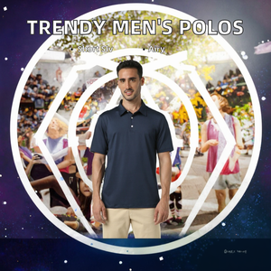 Polos de Golf Personalizados de Moda con Logotipo Bordado, 100% Algodón, Hechos a Medida para Hombre, Color Sólido, Secado Rápido - Product Image 3