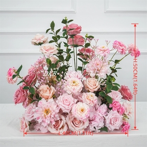 Wholesale Natural and Elegant Pink Real Touch <b>Artificial</b> aisle <b>Flower</b> Centerpieces for Event Decorations - Product Image 2