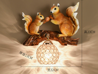 Lustres de luxe lampes suspendues fantaisie maison lampe escalier haut plafond cristal goutte de pluie lustre applique murale