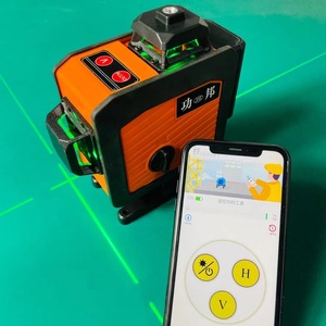 Nivel Láser Rotatorio Recargable de Haz Verde, Autonivelante, 360 Grados Horizontal y Vertical, 16 Líneas 4D para Azulejos y Carpintería - Product Image 6