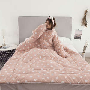 Couette d'hiver Offre Spéciale 100% Polyester pour enfants <span class=keywords><strong>et</strong></span> adultes, couette paresseuse avec manches pour cadeau de noël - Product Image 6