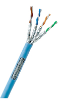 Câble SFTP CAT8 blanc 305m/100m/boîte, fil de cuivre OFC, paquets de câbles en boîte, paires torsadées réseau pour l'ingénierie