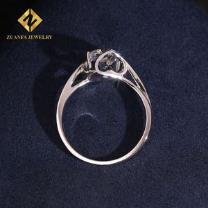 Bague de couple pour homme et femme en or 18 carats avec diamant de laboratoire DE VVS, bijoux en diamant de laboratoire de 1,08 carat, bague de mariage pour femme - Product Image 2