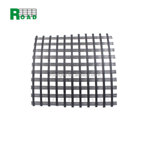 แรงดึงสูงไฟเบอร์กลาส Geogrid ทนทานต่อแรงดึงสูงในงานชลประทานที่สนามบินทางรถไฟและ - Product Image 2
