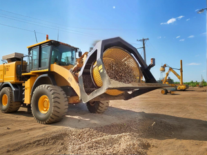 Xoay sàng lọc xô máy xúc sàng xô cho đất đá phân hữu cơ đá và sỏi tách với hoán đổi cho nhau lưới - Product Image 6