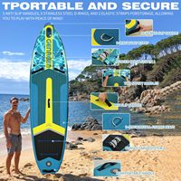 Entrepôt UE RU en stock Expédition rapide Sup Board Planche de surf pour sports nautiques Planche à pagaie gonflable pour la pêche et l'agitation