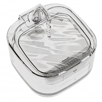 Fontaine à eau pour chat au design portable, pompe silencieuse, système de filtration automatique, alimentation par charge, bouteille solide, capacité de 4,5 L pour un usage domestique