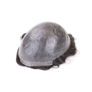 <span class=keywords><strong>Prótesis</strong></span> de cabello masculino Invisible Natural Hairline El <span class=keywords><strong>mejor</strong></span> tupé para <span class=keywords><strong>hombre</strong></span> Reemplazo de cabello de piel delgada de 0,08-0,1mm - Product Image 6