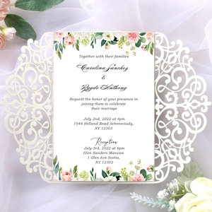 Invitaciones de Boda Personalizadas con Sobres para Boda, Baby Shower, Compromiso, Quinceañera, Cumpleaños - Product Image 5