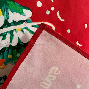 Nouvelle collection 2026 : Lot <span class=keywords><strong>de</strong></span> 2 torchons <span class=keywords><strong>de</strong></span> cuisine en coton 100 % personnalisables avec impression, idéal pour Noël – Ensemble cadeau en tissu <span class=keywords><strong>de</strong></span> sac à farine - Product Image 5