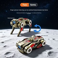 Nouveau Fidget Spinner en plastique transformable en chien robot, Gyro de doigt rotatif, Gadget anti-stress, Jouet pour jeunes, Cadeau