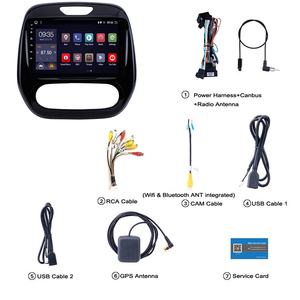 Wanqi 9 Inch 8 Lõi Android 15 Xe DVD Đa Phương Tiện Máy Nghe Nhạc Đài Phát Thanh Video Stereo <span class=keywords><strong>GPS</strong></span> Navi Hệ Thống Âm Thanh Cho Renault Captur 2015-2019 - Product Image 4