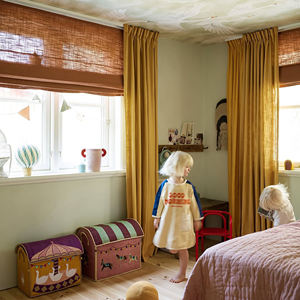 Rideaux romains sur mesure, faible MOQ, rideaux en lin transparents pour salon et chambre à coucher - Product Image 5