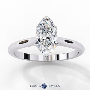 Anillo de Diamantes Cultivados en Laboratorio de Oro de 18K para Mujer, Anillo de Compromiso y Boda de Lujo, Fabricante de Joyería Fina Personalizada - Product Image 2