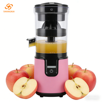 SHANGKAI USB Citruspers SS Basis 360 Graden Citroenenpers Machine Enkelvoudige Lekvrije Tuit 60W Grapefruitpers Nieuwste Machine
