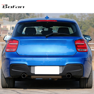 Kit Carrozzeria Stile M-Tech per <span class=keywords><strong>BMW</strong></span> <span class=keywords><strong>Serie</strong></span> <span class=keywords><strong>1</strong></span> <span class=keywords><strong>F20</strong></span> 2015-2019 Paraurti Anteriore Diffusore Posteriore Minigonne Laterali Montaggio Diretto ABS Nero Lucido - Product Image 4