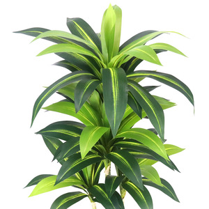 <strong>Artificial</strong> Floor-Standing Bonsai <strong>Tree</strong> Eco-friendly Plastic 50-210cm Indoor Home Garden Decor Potted Dracaena Fragrans - Product Image 4