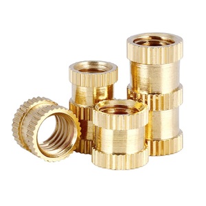 Écrou hexagonal en cuivre moulé par injection à trou traversant M2-M10, moleté double face, métrique - Product Image 2
