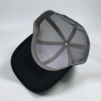 Topi Trucker kulit kustom 6 Panel warna jala cocok Gorras terstruktur pakaian jalan olahraga musim panas ODM