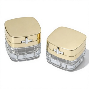 Set di Flaconi in Vetro per Cosmetici: Bottiglia per Emulsione Acquosa da 120ml, Flacone per Essenza da 50ml, Vasetti per <span class=keywords><strong>Crema</strong></span> al Miele da 50g/30g - Product Image 1