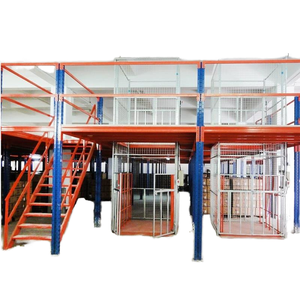 Custom Industrial Steel Platform Mezzanine Floor for Heavy Duty Storage - Product Image 1