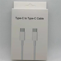 Venta directa de fábrica caja de embalaje al por menor para cable de teléfono PD 20W cargador al por mayor logotipo personalizado USB C cargador cable caja de papel