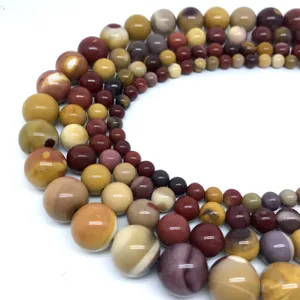 High quality factory direct selling natural mookaite opal 18mm20mm loose bead jewelry making stone bead bracelet necklace