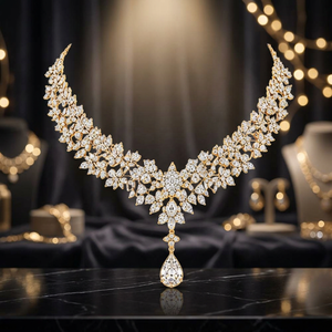 Collar de Oro Amarillo de 18K con Diamante de Laboratorio Certificado IGI de Corte Pera, Joyería Fina de Lujo, Regalo Elegante para Bodas y Fiestas - Product Image 3