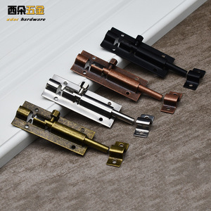 Door <b>Window</b> Bolts Stainless Steel 2 3 4 Inch Traditional <b>Security</b> <b>Lock</b> For Doors <b>Windows</b> Wardrobes Cabinets Bathrooms - Product Image 2