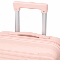 Ensemble de valises de voyage 4-en-1 de luxe en ABS, écologiques, avec roulettes pivotantes, 14'/20'/24'/28', style épuré