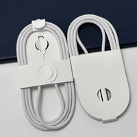 Câble de données USB-C vers USB-C tressé de haute qualité 60W avec boîte d'emballage, câble de charge rapide pour iPhone 17 18 Pro Max