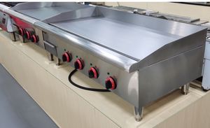 <span class=keywords><strong>Plancha</strong></span> électrique de <span class=keywords><strong>1</strong></span>,2 mètre, 4 zones de contrôle, plaque épaisse en acier inoxydable pour les restaurants et les vendeurs ambulants - Product Image 6