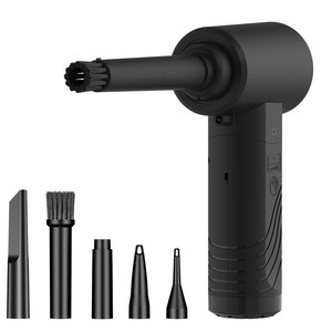 Souffleur d'air sans fil à piles, en plastique noir, intelligent, pour voiture, charge rapide - Product Image 2