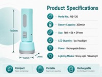 Lampe torche LED d'extérieur, grande puissance, longue portée, rechargeable par USB, faisceau lumineux intense, faisceau réglable, corps de lampe en ABS, camping