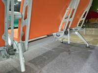 Chaises modernes de salle d'attente Accoudoir en cuir PU Salle à manger multifonctionnelle Salle de sport Lobby Conférence Réception Invité Sièges Cliniques Aéroports