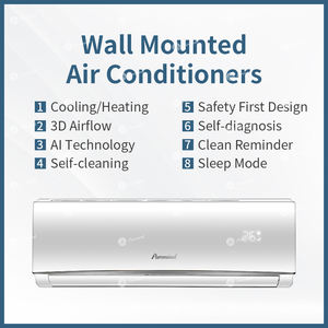 Puremineer Professionele Muur Gemonteerd Ac Systeem Eenvoudig Te Installeren R410a Omvormer Voor Huis En Bedrijf - Product Image 2