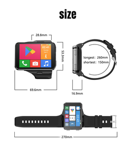 Reloj Inteligente 4G LTE 6G+128GB con Android, Tarjeta SIM, Cámara, Videollamada, Monitor <span class=keywords><strong>de</strong></span> Ritmo Cardíaco, Pantalla Grande, Teléfono <span class=keywords><strong>de</strong></span> Pulsera para Hombres y Mujeres - Product Image 5