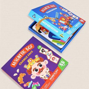 Road Trip <b>Puzzle</b> Toys Vehicle Pirate Princess Role Play Theme Magnetic <b>Puzzles</b> <b>Box</b> for Kids - Product Image 6