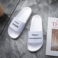 Claquettes Unisexes en Gros, Impression Intérieure Personnalisée, Claquettes Vierges, Sandales de Maison en PVC, Chaussons Personnalisés avec Logo, Homme Femme