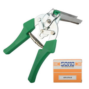 Pince à fil métallique manuelle SONO J118 en acier au carbone de haute qualité pour clôtures de volailles, avec poignée en plastique - Product Image 1